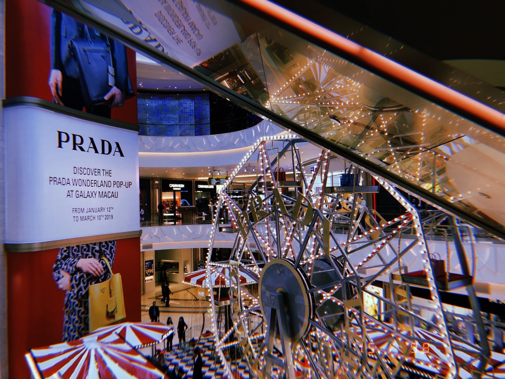 Pop up “Prada Wonderland” at Galaxy, Macau