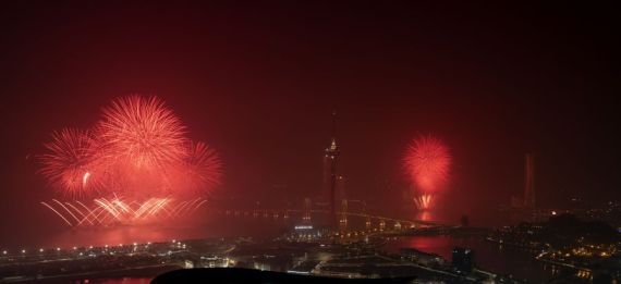 Chinese New Year Fireworks Display” show lights up the sky above the sea  overlooked by Macau Tower, celebrating the beginning of the Year of the  Rabbit. – Macao SAR Government Portal